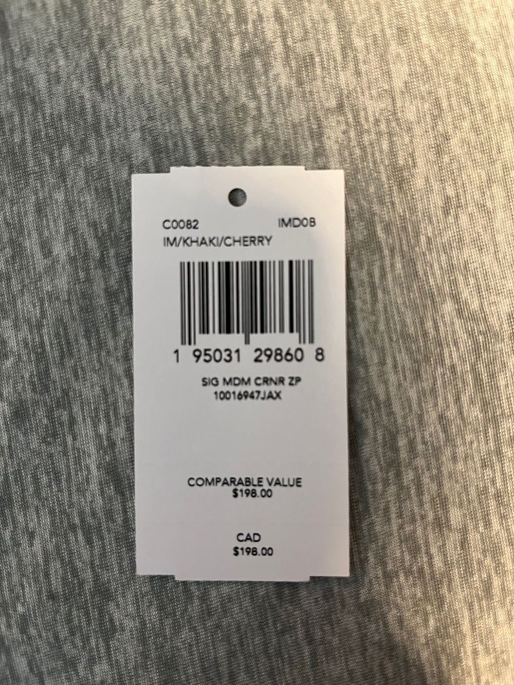 Coach Brown Signature Canvas Wallet with Red Snap - Picture 2 of 5